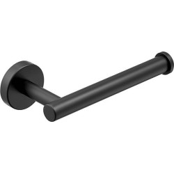 Toallero + portarrollos + percha negro mate - Accesorios de baño de acero inoxidable SUS304