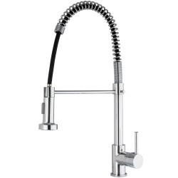 Grifo cocina con caño flexible monomando cromado