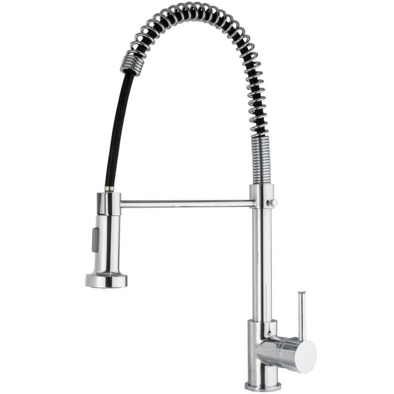 Grifo cocina con caño flexible monomando cromado Grifo cocina con caño flexible monomando cromado
