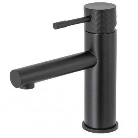 Grifo de lavabo monomando maneta luxury negro mate