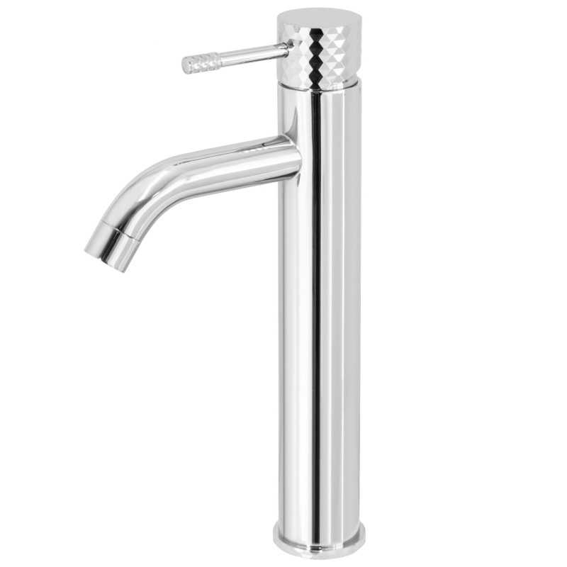 Grifo alto de lavabo monomando maneta luxury cromado Grifo alto de lavabo monomando maneta luxury cromado
