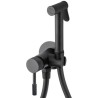 Grifo de bidet empotrado acabado luxury negro mate