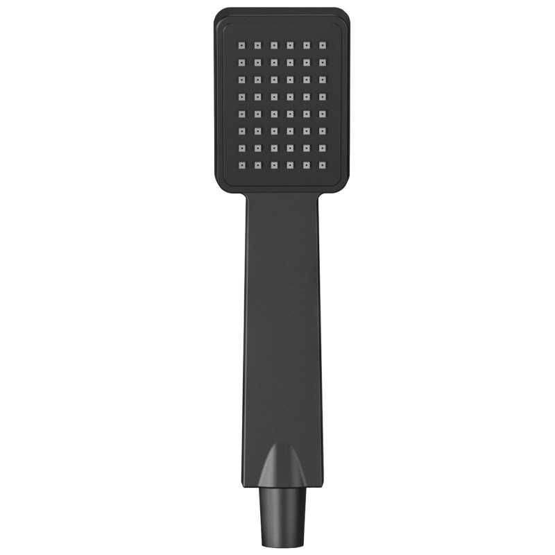 Alcachofa de mano ancha cuadrado negro mate Alcachofa de mano ancha cuadrado negro mate