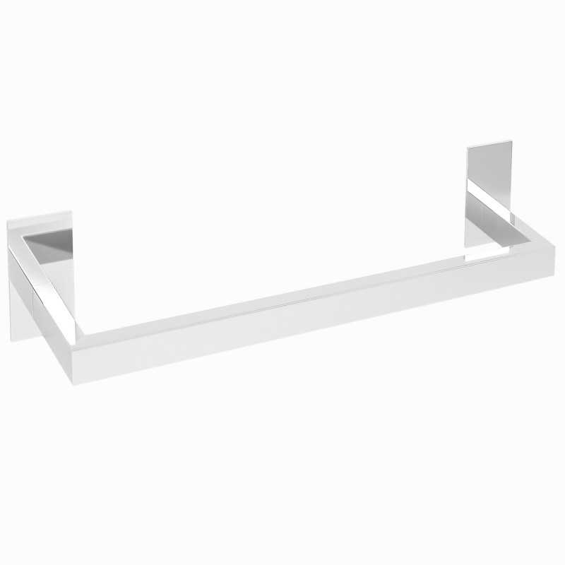 Toallero adhesivo cromado de 37 cm cuadrado Toallero adhesivo cromado de 37 cm cuadrado