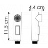 Spray grifo de cocina AM001 oro mate