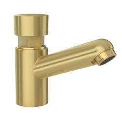 Grifo de lavabo bajo oro mate