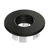 Embellecedor rebosadero lavabo color negro mate