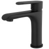 Grifo lavabo negro mate