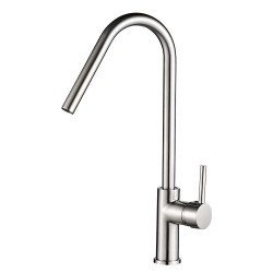 Grifo de cocina monomando cromado con PVD - Serie Misuri