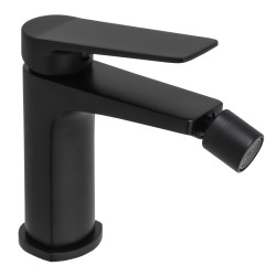 Grifo de bidé monomando negro mate serie Valdivia