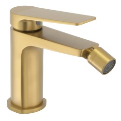 Grifo de bidé monomando oro mate serie Valdivia