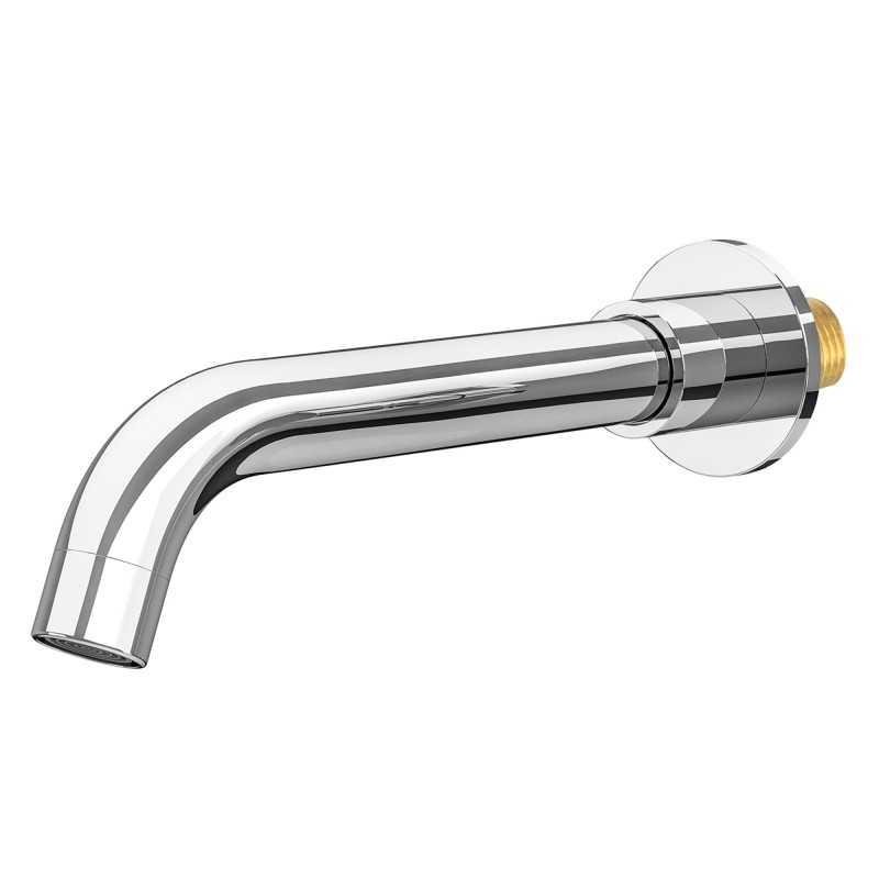 Caño de grifo empotrado redondo 21cm