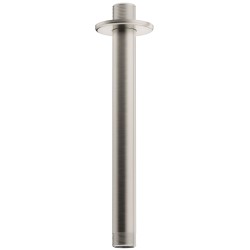 Soporte a techo redondo acero cepillado