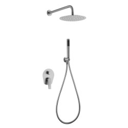 Conjunto ducha exterior acero inox 316