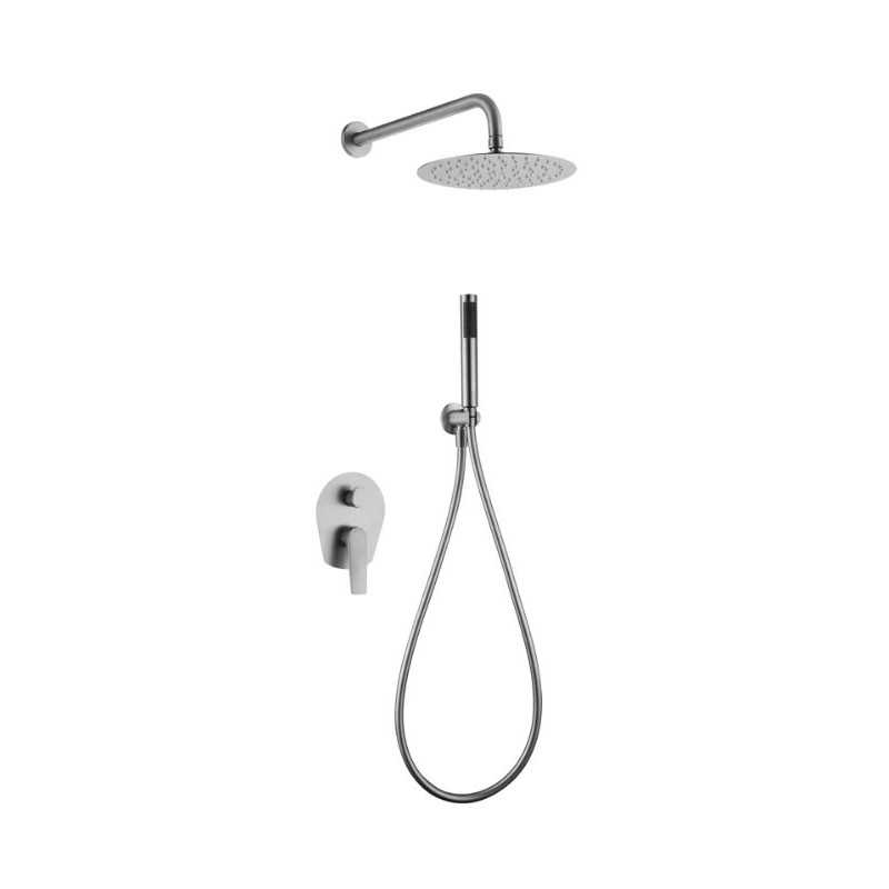 Conjunto ducha exterior acero inox 316
