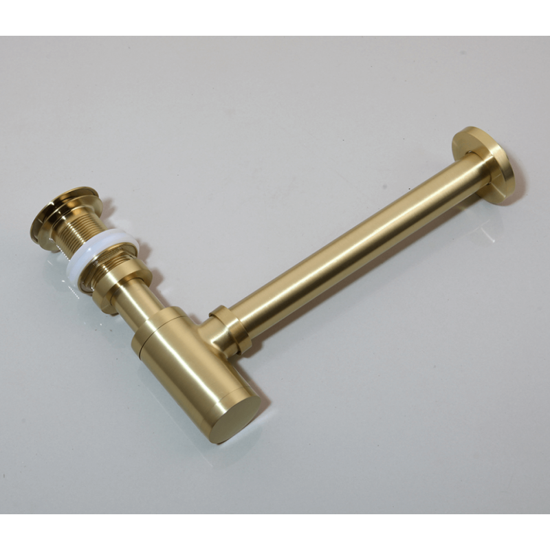 Válvula click clack redonda para lavabo o bidet fabricada de latón de  acabado dorado envejecido Valaz